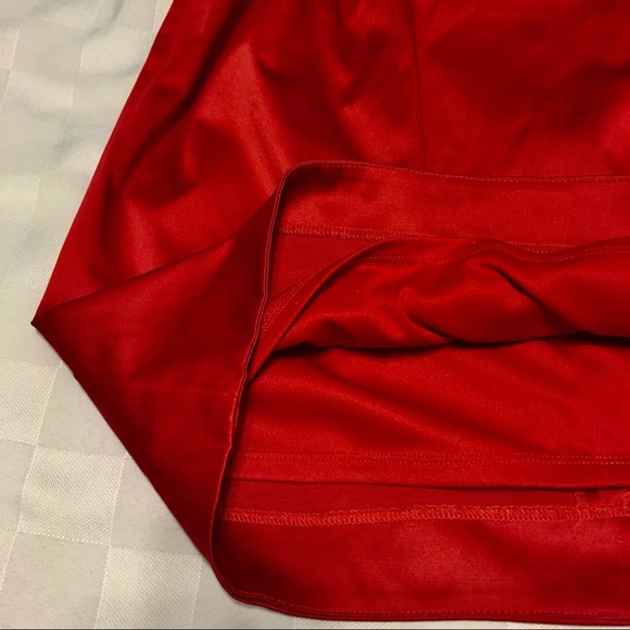 Bisou Bisou Red One Shoulder Cocktail Dress, S - Picture 8 of 12